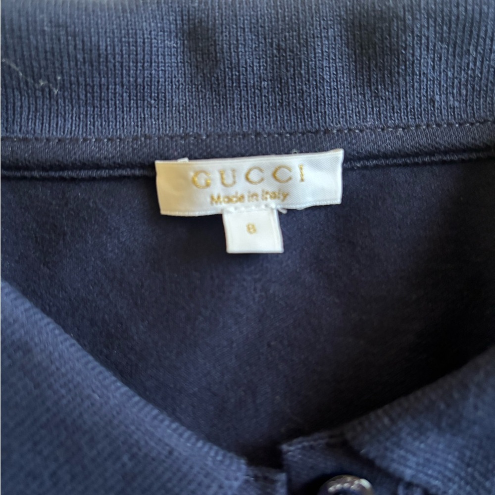 Gucci Navy Polo Shirt romper - Picture 5 of 7